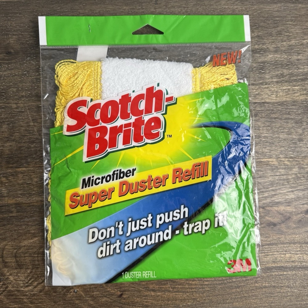 Scotch-Brite Microfiber Super Duster 3M Refill HTF DISCONTINUED New Sealed NIP